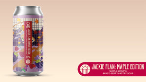 Jackie Flan: Maple Edition - Brew York - Maple Syrup & Mixed Berry Pastry Sour, 7.5%, 440ml Can