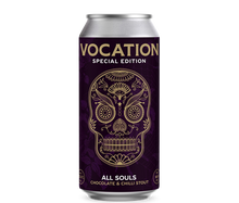 Load image into Gallery viewer, All Souls - Vocation Brewery - Chocolate &amp; Chilli Imperial Stout, 10%, 440ml Can
