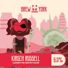 Load image into Gallery viewer, Kirsch Russell - Brew York - Cherry Pie Pastry Sour, 6.5%, 440ml Can
