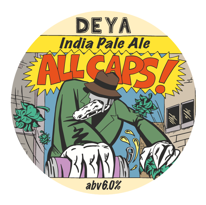 All Caps! - Deya Brewing - IPA, 6%, 500ml Can