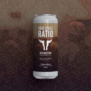 Void Space Ratio - Rivington Brewing Co - Coffee Stout, 7%, 500ml Can