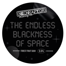 Load image into Gallery viewer, The Endless Blackness of Space - Neon Raptor - Black Forest Sour, 5.5%, 440ml Can
