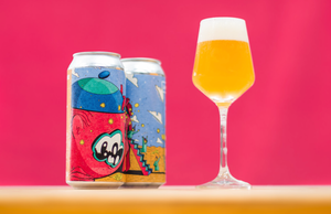 Pick Up The Pace - Left Handed Giant - Passionfruit, Pineapple, Peach and Sea Salt Gose, 5%, 440ml Can