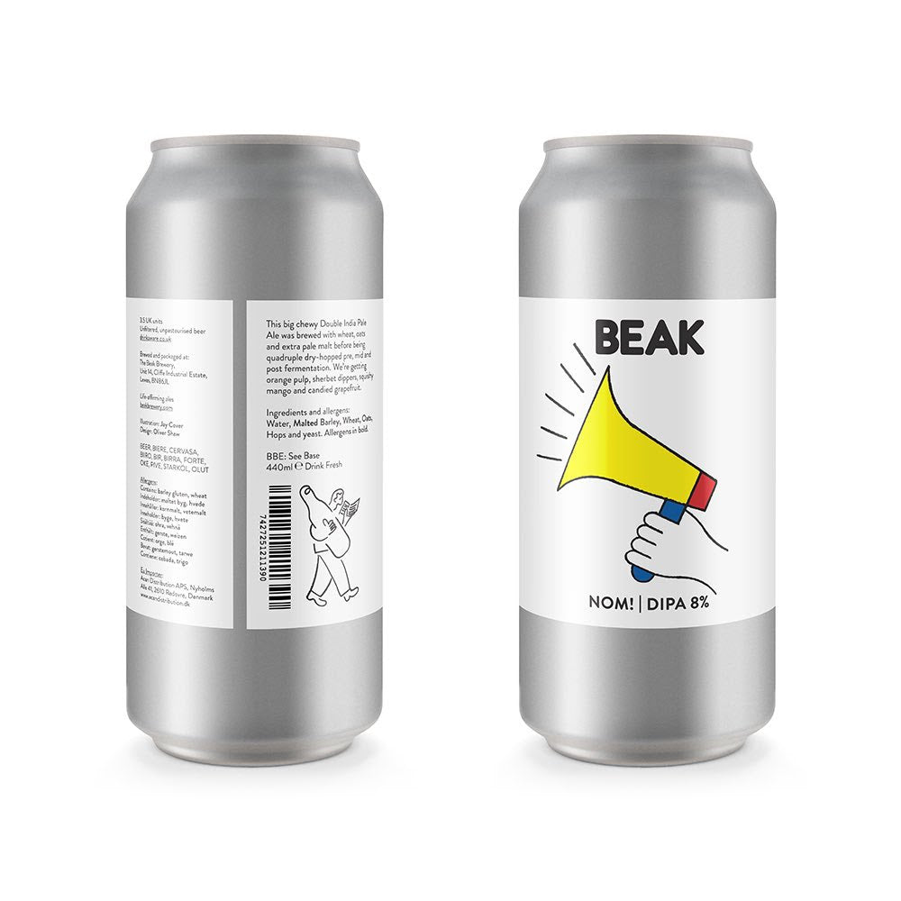 NOM! - Beak Brewery - QDH DIPA, 8%, 440ml Can