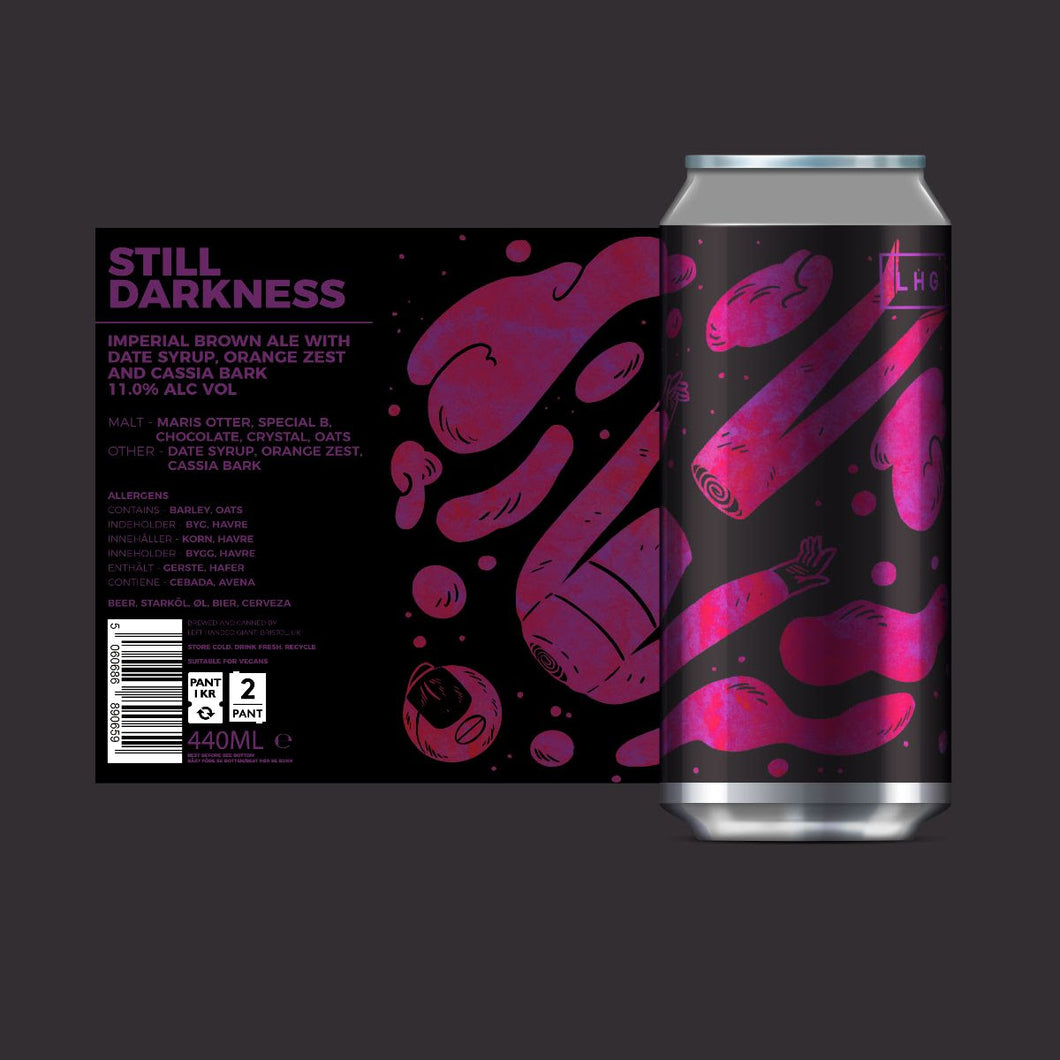 Still Darkness - Left Handed Giant - Imperial Brown Ale with Date Syrup, Orange Zest & Cassia Bark, 11%, 440ml