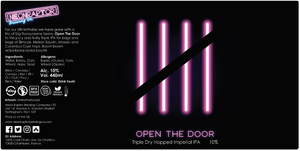 Open The Door - Neon Raptor - Imperial IPA, 10%, 440ml Can