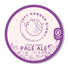 Load image into Gallery viewer, Citra &amp; Sabro Gluten Free Pale - Left Handed Giant Brewpub - Gluten Free Pale Ale, 5%, 440ml Can
