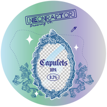Load image into Gallery viewer, Capulets - Neon Raptor - Hazy NE DIPA, 8.2%, 440ml Can
