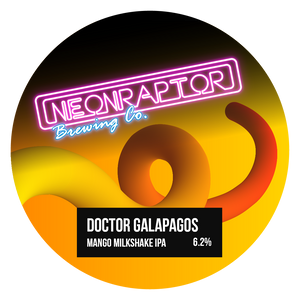 Doctor Galapagos - Neon Raptor - Mango Milkshake IPA, 6.2%, 440ml