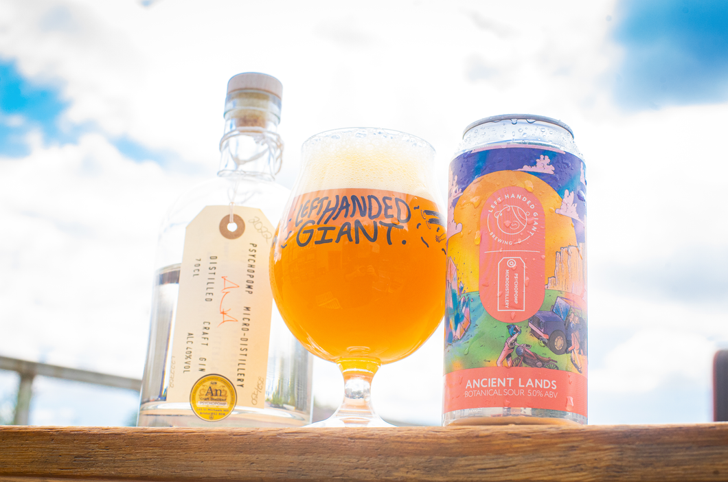 Ancient Lands - Left Handed Giant X Psychopomp Microdistillery - Botanical Sour IPA, 5%, 440ml Can