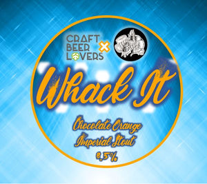 Whack It - Beer Ink - Chocolate Imperial Stout, 8.5%, 330ml Bottle