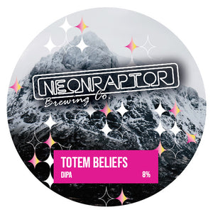 Totem Beliefs - Neon Raptor - DIPA, 8%, 440ml Can