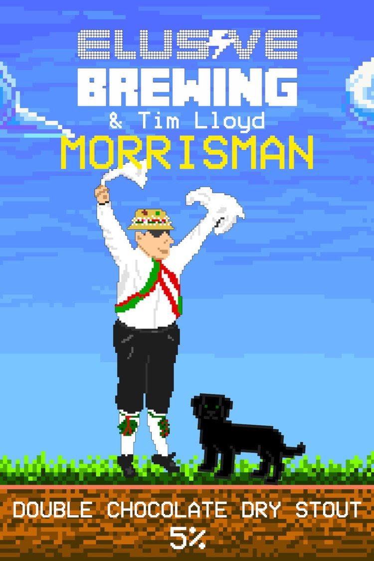 Morrisman - Elusive Brewing - Double Chocolate Dry Stout, 5%, 440ml Can