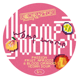 Womp Womp - Neon Raptor - Pineapple, Blood Orange & Apricot Fruited Sour, 5%, 440ml Can