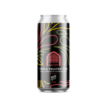 Load image into Gallery viewer, Triple Fruited TIPA - Vault City X North Brewing Co - Triple Fruited TIPA w/ Guava, Pineapple, &amp; Passionfruit, 10%, 440ml Can
