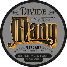 Load image into Gallery viewer, Divide By Many - Verdant Brewing Co - Imperial Stout, 11.5%, 440ml Can
