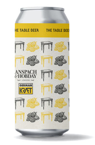 The Table Beer - Anspach & Hobday - Table Beer, 3%, 440ml Can
