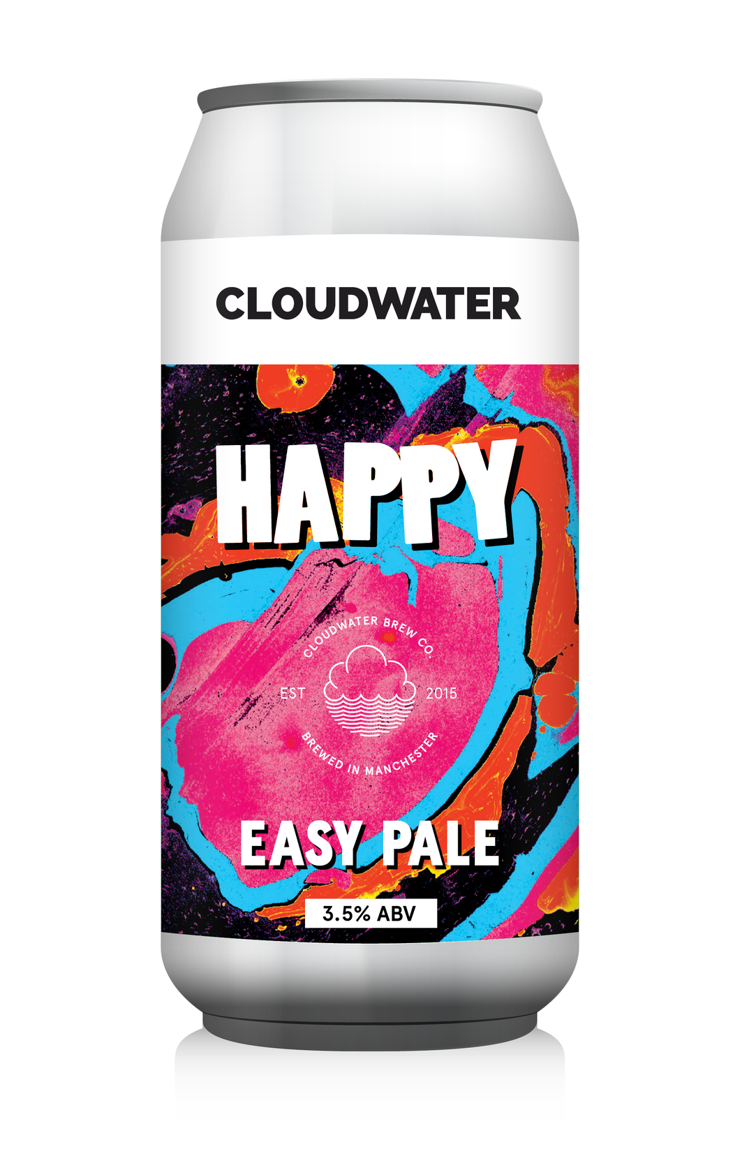 Happy! - Cloudwater - Easy Pale, 3.5%, 440ml Can