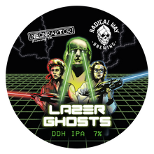 Load image into Gallery viewer, Lazer Ghosts - Neon Raptor - DDH IPA, 7%, 440ml Can
