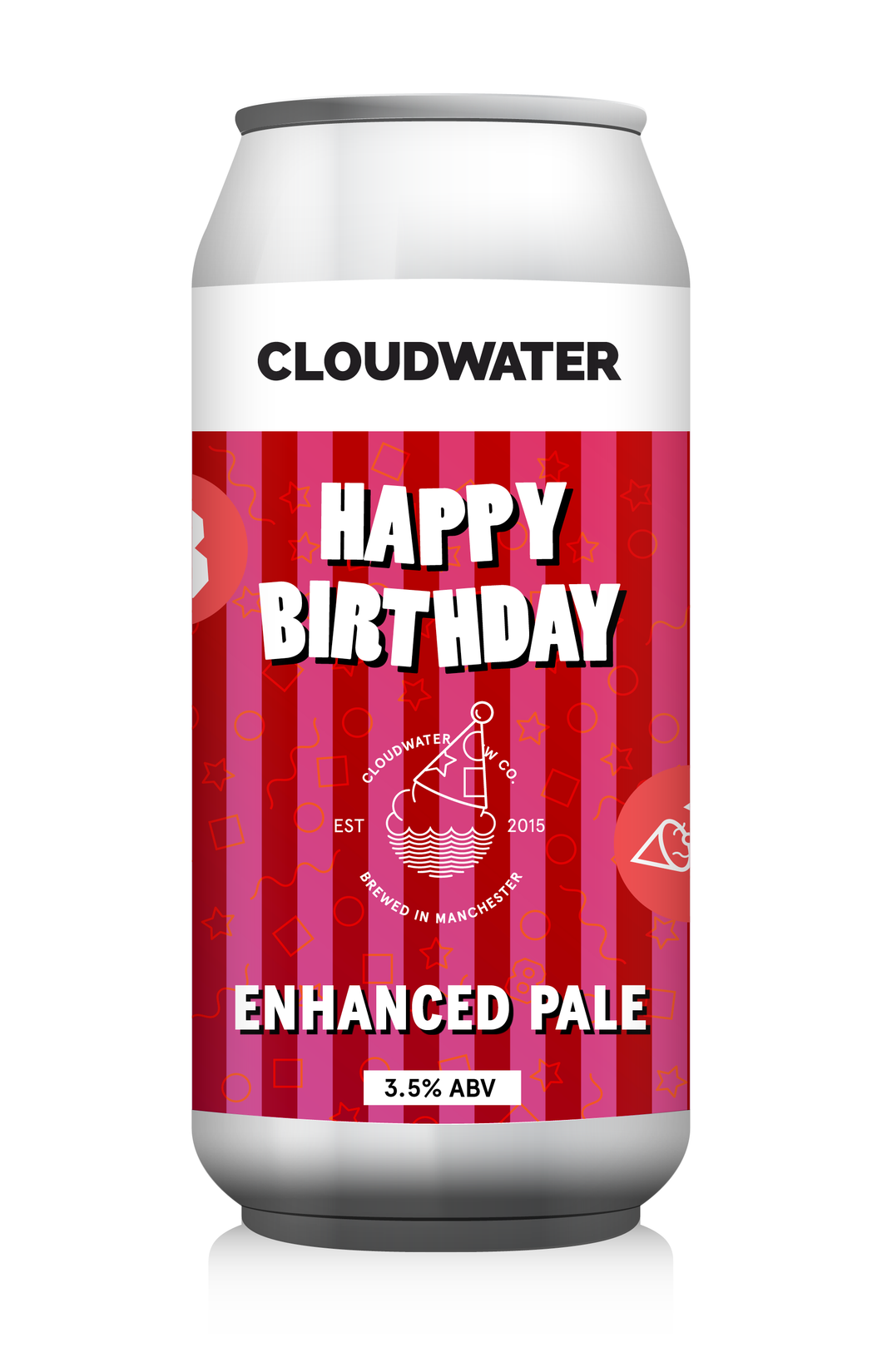 Happy Birthday - Cloudwater - Enhanced Pale, 3.5%, 440ml Can