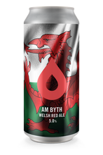 Load image into Gallery viewer, Am Byth - Polly's Brew Co - Welsh Red Ale, 5%, 440ml Can
