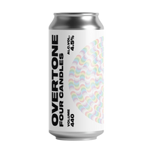 Load image into Gallery viewer, Four Candles - Overtone Brewing Co - Birthday Pale Ale, 4.5%, 440ml Can
