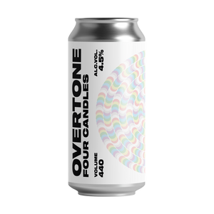 Four Candles - Overtone Brewing Co - Birthday Pale Ale, 4.5%, 440ml Can