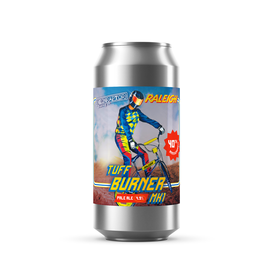 Tuff Burner MK1 - Neon Raptor X Raleigh - Pale Ale, 4.9%, 440ml Can