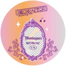 Load image into Gallery viewer, Montagues - Neon Raptor - Hazy Pale Ale, 5.1%, 440ml Can

