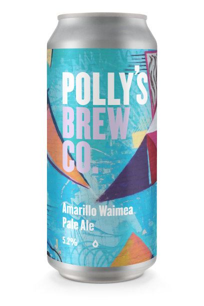 Amarillo Waimea Pale Ale - Polly's Brew Co - Pale Ale, 5.2%, 440ml