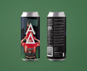 Artemis - Alpha Delta Brewing - Whiskey Barrel Aged Vanilla & Honeycomb Imperial Stout, 11.33%, 440ml Can