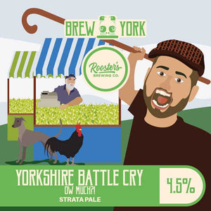 Yorkshire Battle Cry - Brew York X Roosters Brewery - Strata Pale, 4.5%, 440ml Can