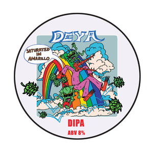Saturated In Amarillo - Deya Brewing - Amarillo DIPA, 8%, 500ml Can