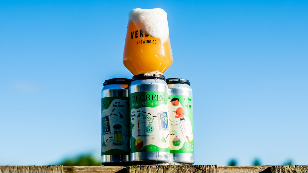 Degrees - Verdant Brewing Co X Deya Brewing- DIPA, 8%, 440ml Can