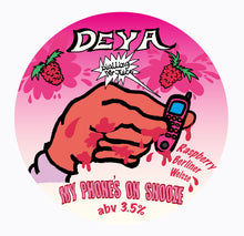 Load image into Gallery viewer, My Phone's On Snooze - Deya Brewing - Raspberry Berliner Weisse, 3.5%, 500ml Can
