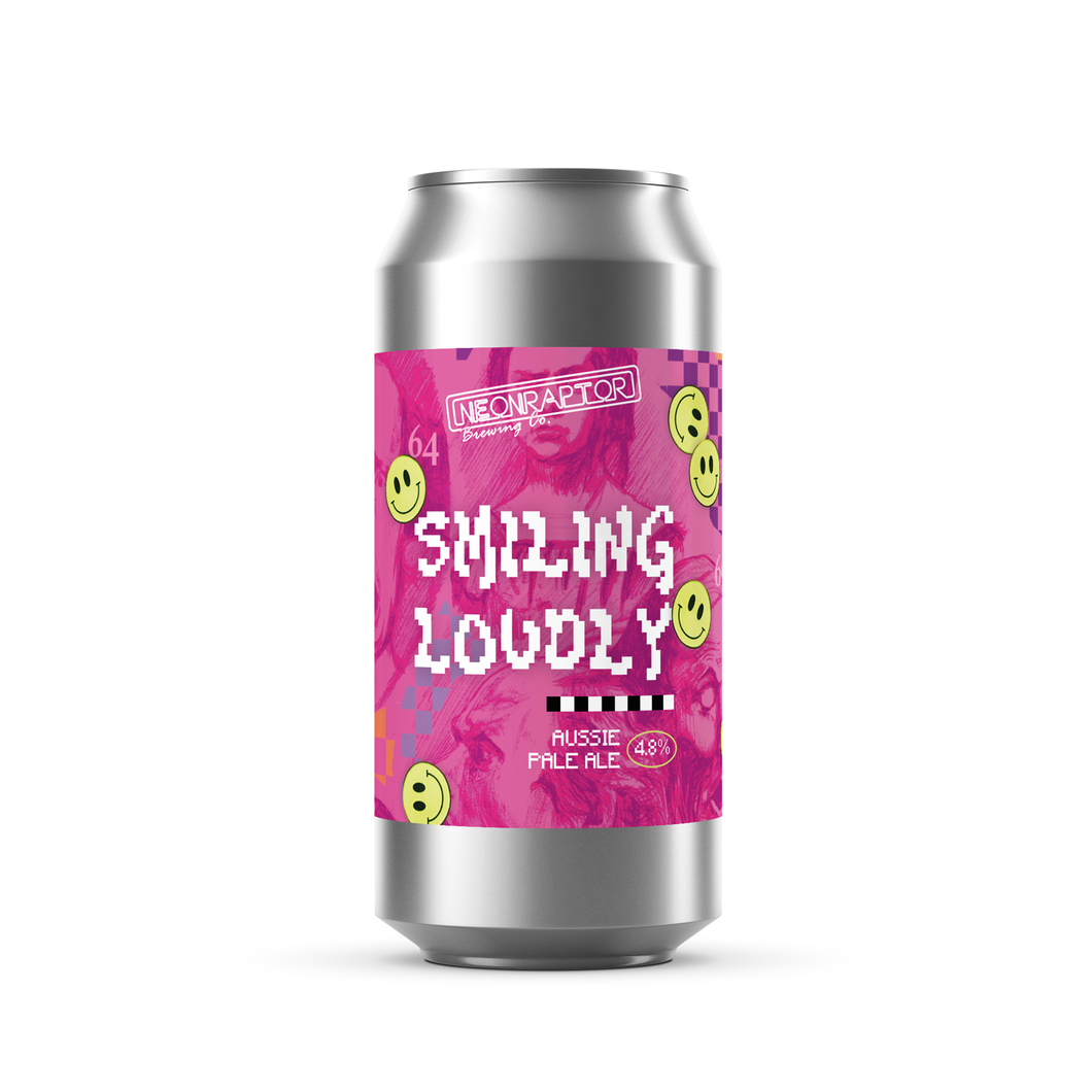 Smiling Loudly - Neon Raptor - NE Pale Ale, 4.8%, 440ml Can