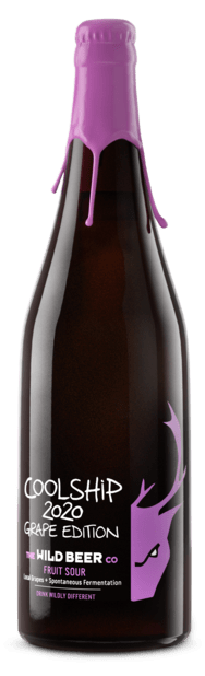Coolship 2020 Grape Edition - Wild Beer Co - Local Grapes + Spontaneous Fermentation, 6.5%, 750ml Sharing Beer Bottle