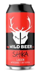 Shika - Wild Beer Co - Dry Hopped Lager, 4.5%, 440ml Can