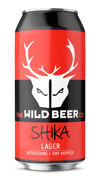 Shika - Wild Beer Co - Dry Hopped Lager, 4.5%, 440ml Can