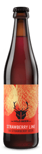 Strawberry Line - Wild Beer Co - Barrel Aged Strawberry Sour, 6.5%, 330ml Bottle
