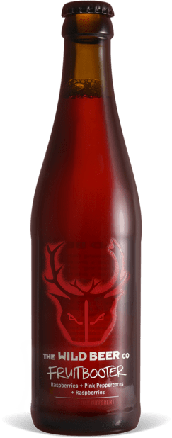 Fruitbooter - Wild Beer Co - Rapberries + Pink Peppercorns + Rapsberries, 5.1%, 330ml Bottle