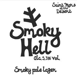 Smoky Hell - Saint Mars Of The Desert - Smoked Helles Lager, 5.3%, 440ml Can