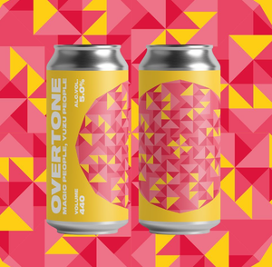 Magic People, Yuzu People - Overtone Brewing Co - Strawberry & Yuzu Berliner Weisse, 5%, 440ml Can