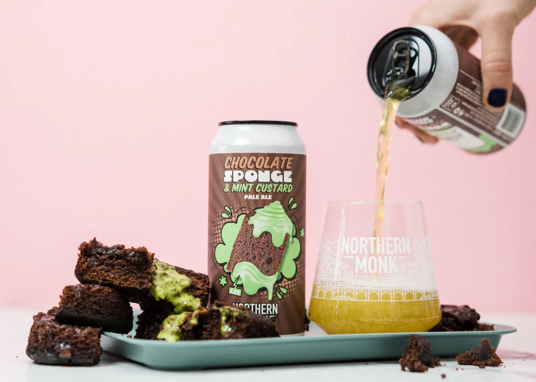 Chocolate Sponge & Mint Custard - Northern Monk - Chocolate Sponge & Mint Custard Pale Ale, 6%, 440ml Can