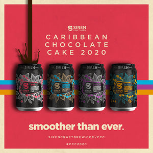 Caribbean Chocolate Cake Pancake Stack - Siren Craft Brew - Tropical Stout with Cacao Nibs & Maple Syrup, 7.4%, 330ml Can